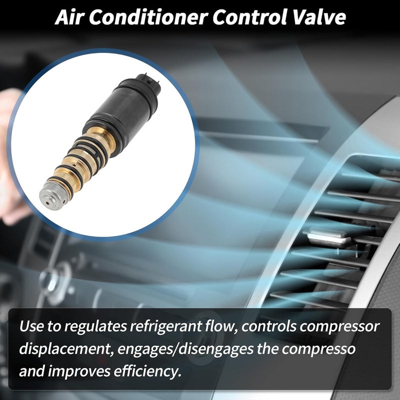 REPAIROCK AC Compressor Control Solenoid Valve for 6SEU16C/6SEU14C for Toyota Camry Corolla IM Highlander RAV4 Sienna for Scion IM Air Conditioner Control Valve No.CG4472500350 - Image 3